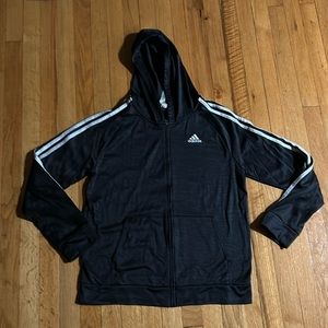 Boys Adidas Size Extra Large (18/20) Hooded Sweatshirt Black